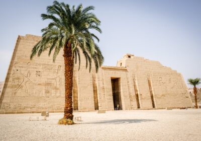 Medinet Habu Temple (Madinat) In Luxor, Egypt